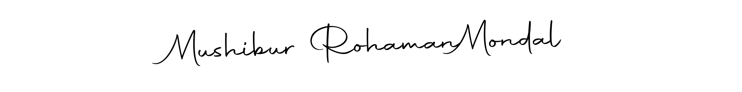 Make a beautiful signature design for name Mushibur Rohaman  Mondal. Use this online signature maker to create a handwritten signature for free. Mushibur Rohaman  Mondal signature style 10 images and pictures png