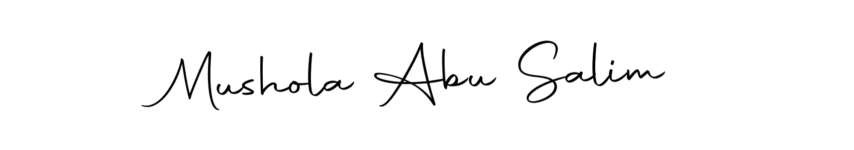 Make a beautiful signature design for name Mushola Abu Salim. Use this online signature maker to create a handwritten signature for free. Mushola Abu Salim signature style 10 images and pictures png