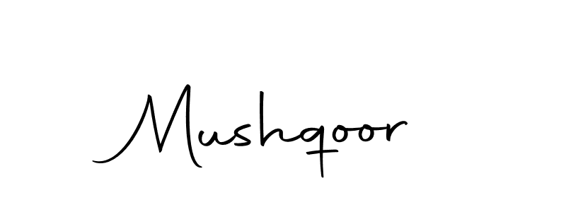 Make a beautiful signature design for name Mushqoor. Use this online signature maker to create a handwritten signature for free. Mushqoor signature style 10 images and pictures png