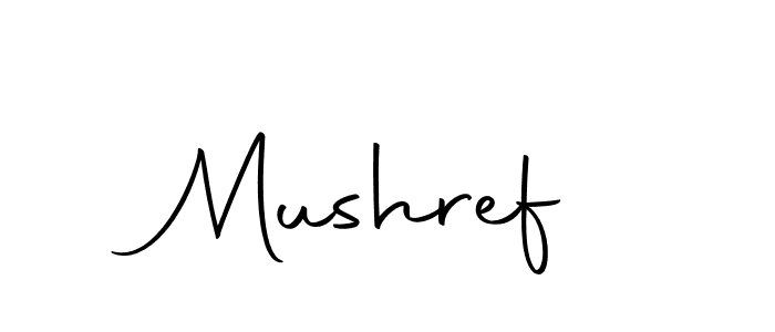 Use a signature maker to create a handwritten signature online. With this signature software, you can design (Autography-DOLnW) your own signature for name Mushref. Mushref signature style 10 images and pictures png