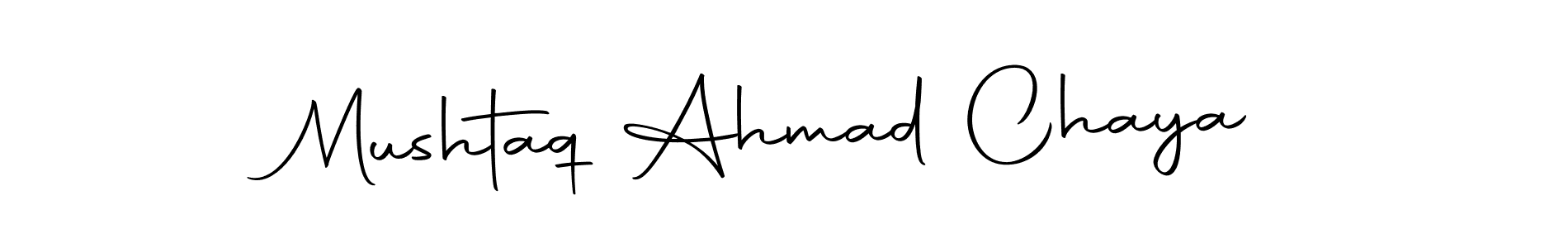 It looks lik you need a new signature style for name Mushtaq Ahmad Chaya. Design unique handwritten (Autography-DOLnW) signature with our free signature maker in just a few clicks. Mushtaq Ahmad Chaya signature style 10 images and pictures png