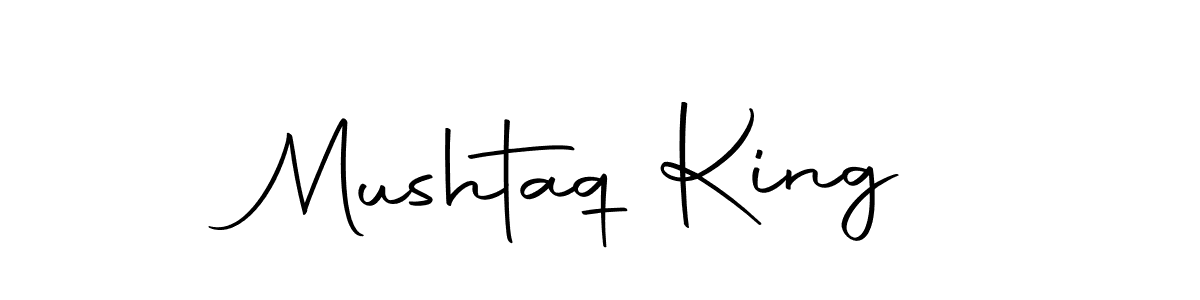 Design your own signature with our free online signature maker. With this signature software, you can create a handwritten (Autography-DOLnW) signature for name Mushtaq King. Mushtaq King signature style 10 images and pictures png