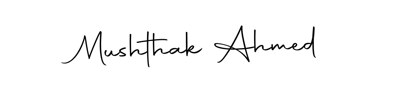 How to make Mushthak Ahmed signature? Autography-DOLnW is a professional autograph style. Create handwritten signature for Mushthak Ahmed name. Mushthak Ahmed signature style 10 images and pictures png