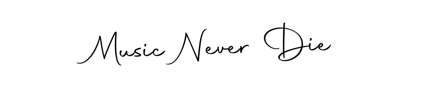 Also You can easily find your signature by using the search form. We will create Music Never Die name handwritten signature images for you free of cost using Autography-DOLnW sign style. Music Never Die signature style 10 images and pictures png