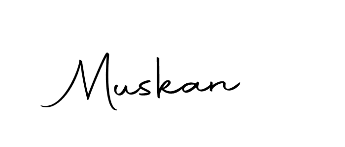 How to make Muskan  signature? Autography-DOLnW is a professional autograph style. Create handwritten signature for Muskan  name. Muskan  signature style 10 images and pictures png