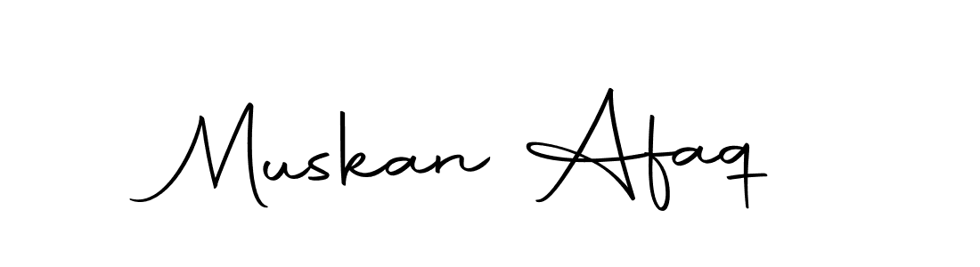 The best way (Autography-DOLnW) to make a short signature is to pick only two or three words in your name. The name Muskan Afaq include a total of six letters. For converting this name. Muskan Afaq signature style 10 images and pictures png