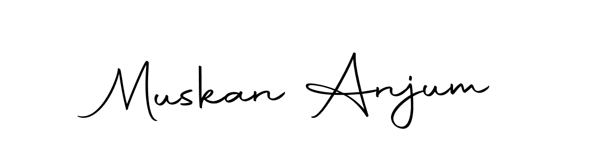 Make a beautiful signature design for name Muskan Anjum. Use this online signature maker to create a handwritten signature for free. Muskan Anjum signature style 10 images and pictures png