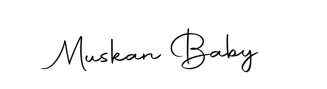 Make a beautiful signature design for name Muskan Baby. With this signature (Autography-DOLnW) style, you can create a handwritten signature for free. Muskan Baby signature style 10 images and pictures png