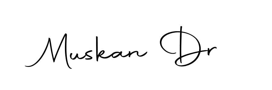 How to make Muskan Dr signature? Autography-DOLnW is a professional autograph style. Create handwritten signature for Muskan Dr name. Muskan Dr signature style 10 images and pictures png