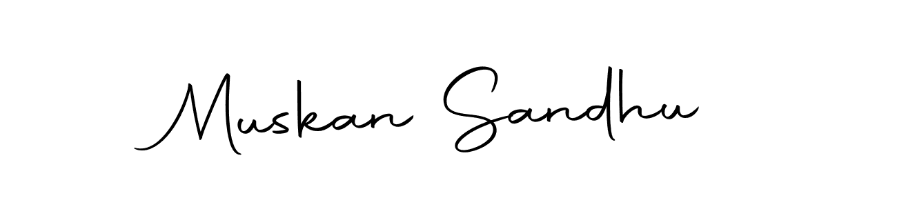 Use a signature maker to create a handwritten signature online. With this signature software, you can design (Autography-DOLnW) your own signature for name Muskan Sandhu. Muskan Sandhu signature style 10 images and pictures png