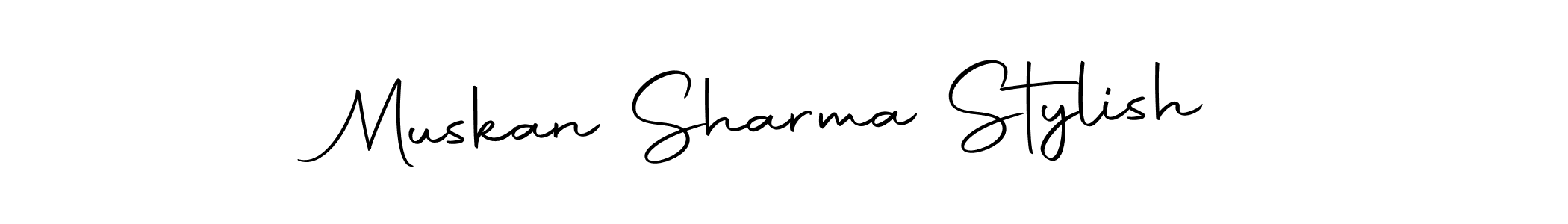 It looks lik you need a new signature style for name Muskan Sharma Stylish. Design unique handwritten (Autography-DOLnW) signature with our free signature maker in just a few clicks. Muskan Sharma Stylish signature style 10 images and pictures png