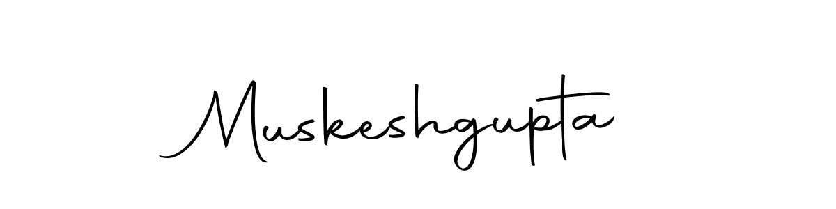 Design your own signature with our free online signature maker. With this signature software, you can create a handwritten (Autography-DOLnW) signature for name Muskeshgupta. Muskeshgupta signature style 10 images and pictures png
