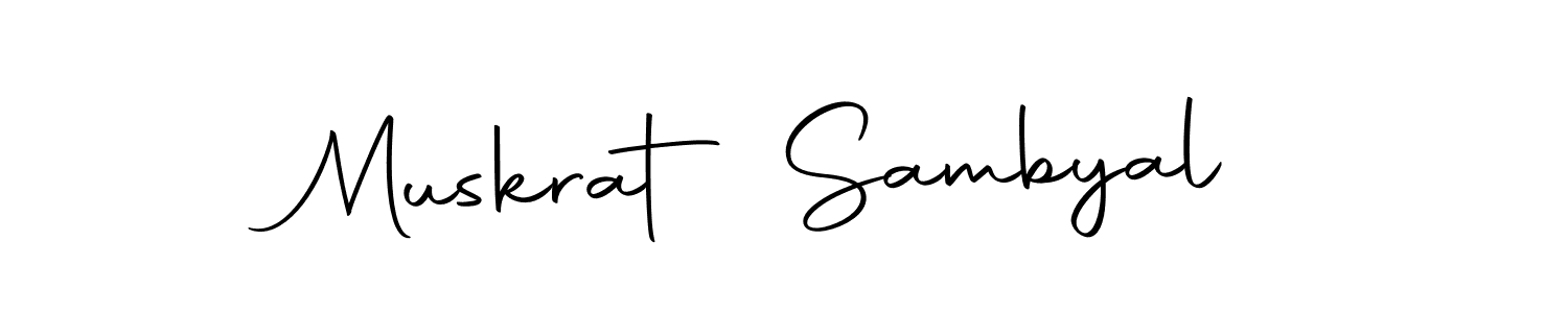 Use a signature maker to create a handwritten signature online. With this signature software, you can design (Autography-DOLnW) your own signature for name Muskrat Sambyal. Muskrat Sambyal signature style 10 images and pictures png