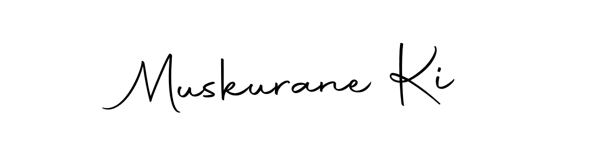 Make a beautiful signature design for name Muskurane Ki. With this signature (Autography-DOLnW) style, you can create a handwritten signature for free. Muskurane Ki signature style 10 images and pictures png