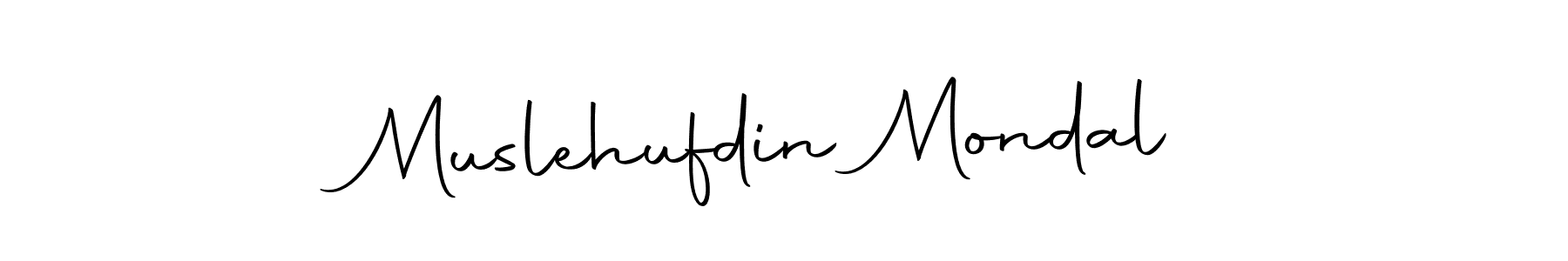 Autography-DOLnW is a professional signature style that is perfect for those who want to add a touch of class to their signature. It is also a great choice for those who want to make their signature more unique. Get Muslehufdin Mondal name to fancy signature for free. Muslehufdin Mondal signature style 10 images and pictures png