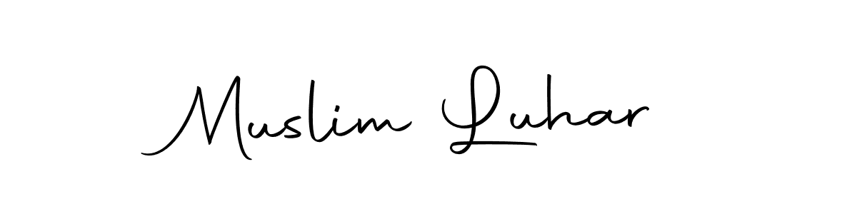 This is the best signature style for the Muslim Luhar name. Also you like these signature font (Autography-DOLnW). Mix name signature. Muslim Luhar signature style 10 images and pictures png