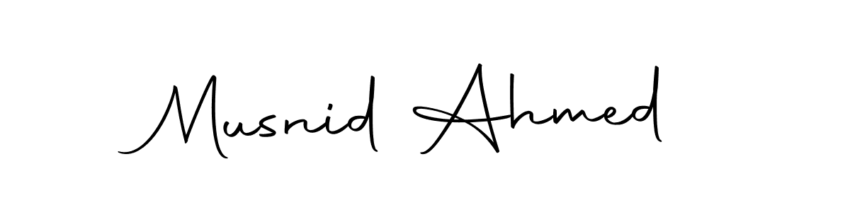 if you are searching for the best signature style for your name Musnid Ahmed. so please give up your signature search. here we have designed multiple signature styles  using Autography-DOLnW. Musnid Ahmed signature style 10 images and pictures png