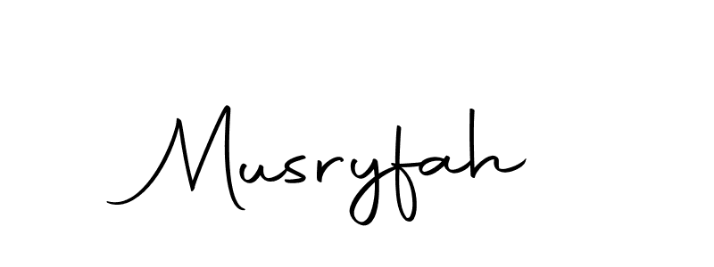 It looks lik you need a new signature style for name Musryfah. Design unique handwritten (Autography-DOLnW) signature with our free signature maker in just a few clicks. Musryfah signature style 10 images and pictures png