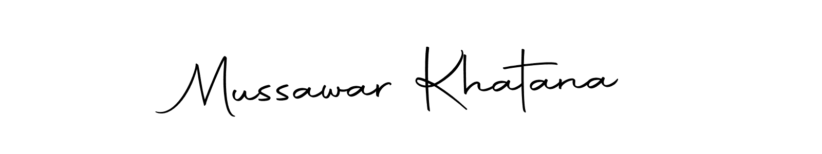 Design your own signature with our free online signature maker. With this signature software, you can create a handwritten (Autography-DOLnW) signature for name Mussawar Khatana. Mussawar Khatana signature style 10 images and pictures png