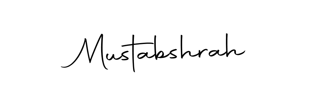 Use a signature maker to create a handwritten signature online. With this signature software, you can design (Autography-DOLnW) your own signature for name Mustabshrah. Mustabshrah signature style 10 images and pictures png
