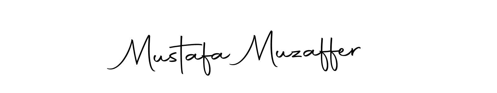 Mustafa Muzaffer stylish signature style. Best Handwritten Sign (Autography-DOLnW) for my name. Handwritten Signature Collection Ideas for my name Mustafa Muzaffer. Mustafa Muzaffer signature style 10 images and pictures png