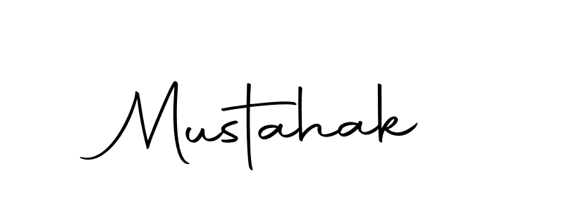 Use a signature maker to create a handwritten signature online. With this signature software, you can design (Autography-DOLnW) your own signature for name Mustahak. Mustahak signature style 10 images and pictures png