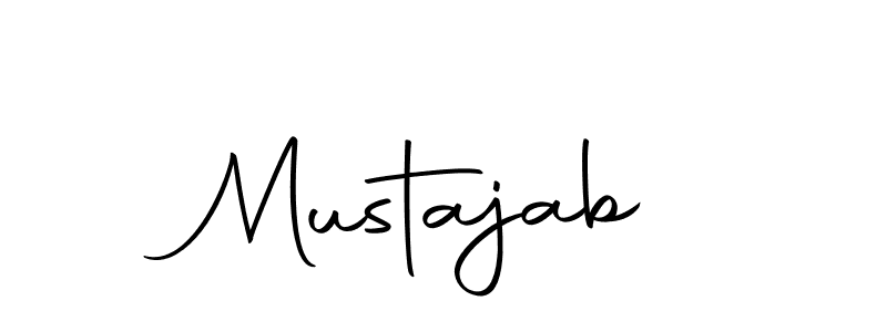 The best way (Autography-DOLnW) to make a short signature is to pick only two or three words in your name. The name Mustajab include a total of six letters. For converting this name. Mustajab signature style 10 images and pictures png