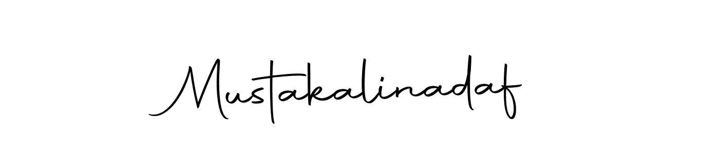 Use a signature maker to create a handwritten signature online. With this signature software, you can design (Autography-DOLnW) your own signature for name Mustakalinadaf. Mustakalinadaf signature style 10 images and pictures png