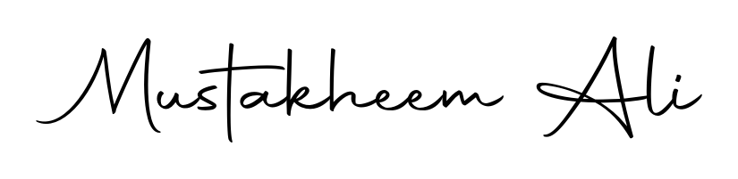 A modern signature idea for name Mustakheem Ali using Autography-DOLnW font. Clean strokes and elegant curves make it stand out instantly. Mustakheem Ali signature style 10 images and pictures png