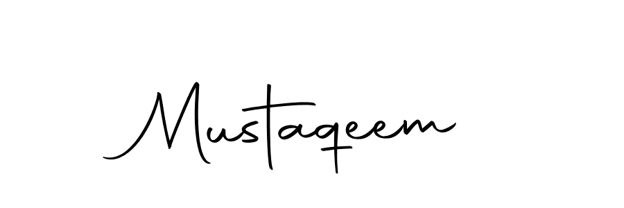 Use a signature maker to create a handwritten signature online. With this signature software, you can design (Autography-DOLnW) your own signature for name Mustaqeem. Mustaqeem signature style 10 images and pictures png