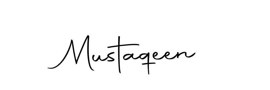 Create a beautiful signature design for name Mustaqeen. With this signature (Autography-DOLnW) fonts, you can make a handwritten signature for free. Mustaqeen signature style 10 images and pictures png