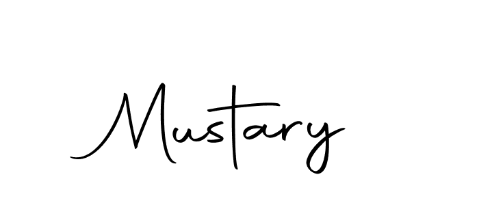 Create a beautiful signature design for name Mustary. With this signature (Autography-DOLnW) fonts, you can make a handwritten signature for free. Mustary signature style 10 images and pictures png