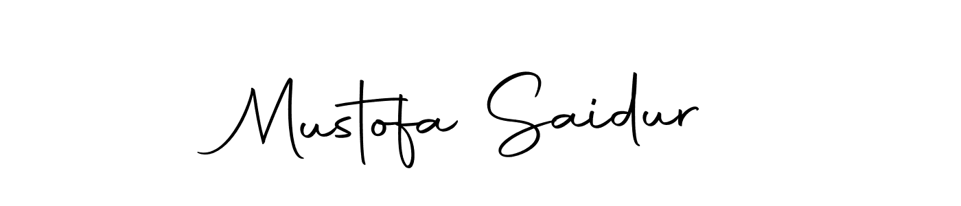 Mustofa Saidur stylish signature style. Best Handwritten Sign (Autography-DOLnW) for my name. Handwritten Signature Collection Ideas for my name Mustofa Saidur. Mustofa Saidur signature style 10 images and pictures png