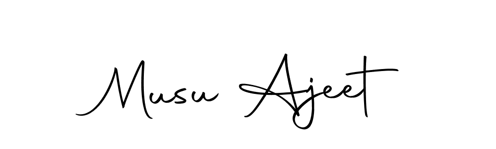 Create a beautiful signature design for name Musu Ajeet. With this signature (Autography-DOLnW) fonts, you can make a handwritten signature for free. Musu Ajeet signature style 10 images and pictures png