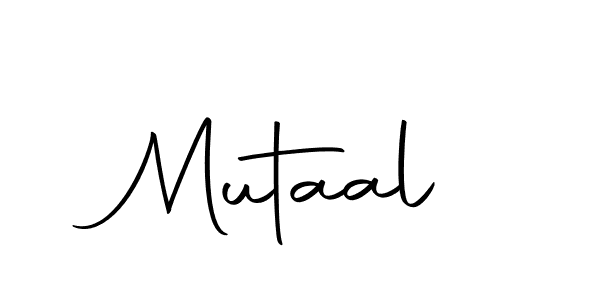 Make a beautiful signature design for name Mutaal. Use this online signature maker to create a handwritten signature for free. Mutaal signature style 10 images and pictures png