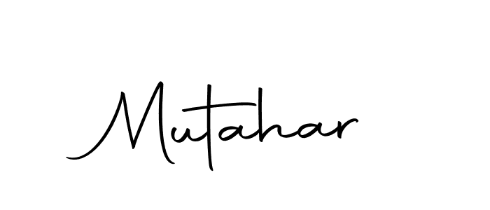 Create a beautiful signature design for name Mutahar. With this signature (Autography-DOLnW) fonts, you can make a handwritten signature for free. Mutahar signature style 10 images and pictures png