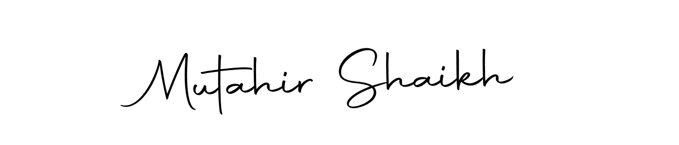 You can use this online signature creator to create a handwritten signature for the name Mutahir Shaikh. This is the best online autograph maker. Mutahir Shaikh signature style 10 images and pictures png