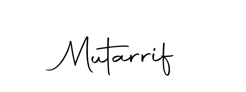 How to make Mutarrif name signature. Use Autography-DOLnW style for creating short signs online. This is the latest handwritten sign. Mutarrif signature style 10 images and pictures png
