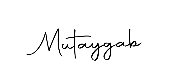 Mutaygab stylish signature style. Best Handwritten Sign (Autography-DOLnW) for my name. Handwritten Signature Collection Ideas for my name Mutaygab. Mutaygab signature style 10 images and pictures png