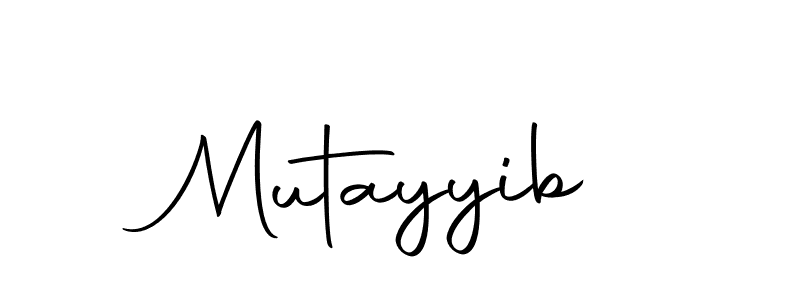 Also we have Mutayyib name is the best signature style. Create professional handwritten signature collection using Autography-DOLnW autograph style. Mutayyib signature style 10 images and pictures png