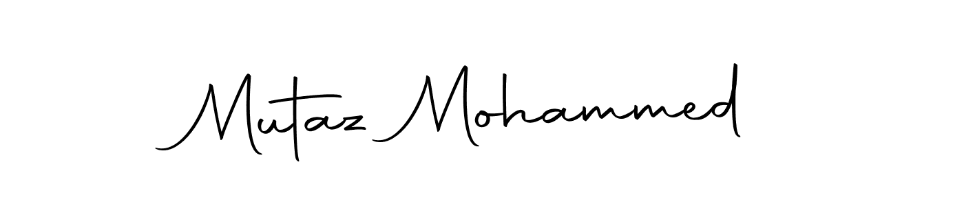 Create a beautiful signature design for name Mutaz Mohammed. With this signature (Autography-DOLnW) fonts, you can make a handwritten signature for free. Mutaz Mohammed signature style 10 images and pictures png
