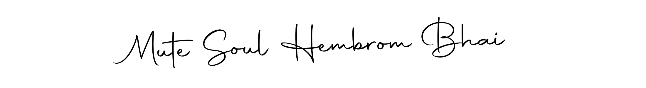 Make a beautiful signature design for name Mute Soul Hembrom Bhai. Use this online signature maker to create a handwritten signature for free. Mute Soul Hembrom Bhai signature style 10 images and pictures png