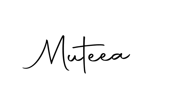 Design your own signature with our free online signature maker. With this signature software, you can create a handwritten (Autography-DOLnW) signature for name Muteea. Muteea signature style 10 images and pictures png