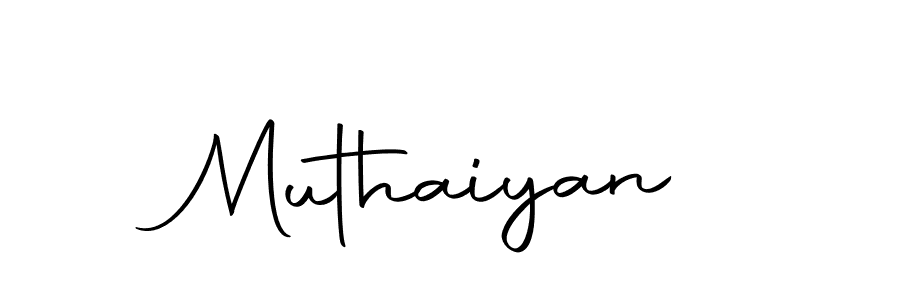 Design your own signature with our free online signature maker. With this signature software, you can create a handwritten (Autography-DOLnW) signature for name Muthaiyan. Muthaiyan signature style 10 images and pictures png