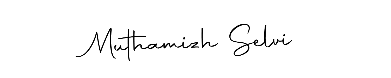 Use a signature maker to create a handwritten signature online. With this signature software, you can design (Autography-DOLnW) your own signature for name Muthamizh Selvi. Muthamizh Selvi signature style 10 images and pictures png