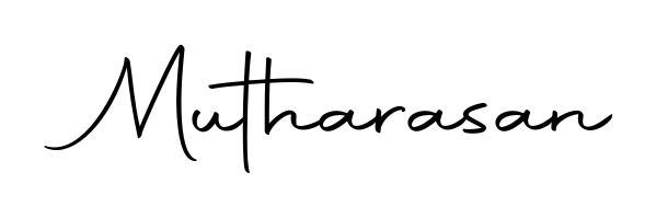 You can use this online signature creator to create a handwritten signature for the name Mutharasan. This is the best online autograph maker. Mutharasan signature style 10 images and pictures png