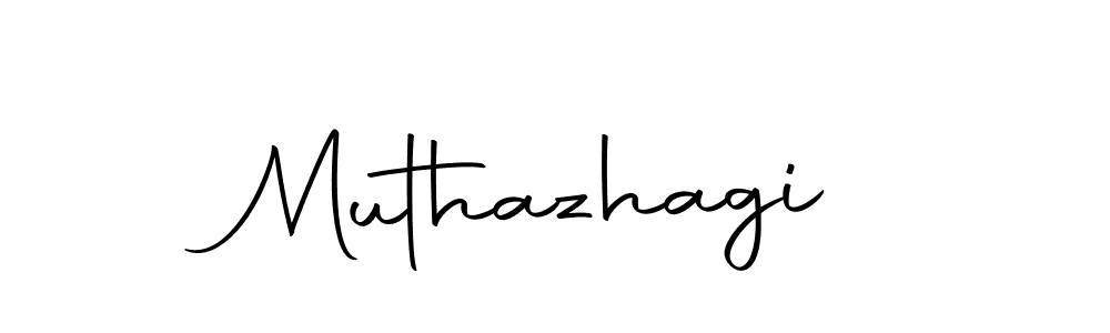 Use a signature maker to create a handwritten signature online. With this signature software, you can design (Autography-DOLnW) your own signature for name Muthazhagi. Muthazhagi signature style 10 images and pictures png