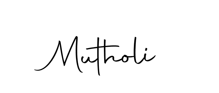Mutholi stylish signature style. Best Handwritten Sign (Autography-DOLnW) for my name. Handwritten Signature Collection Ideas for my name Mutholi. Mutholi signature style 10 images and pictures png