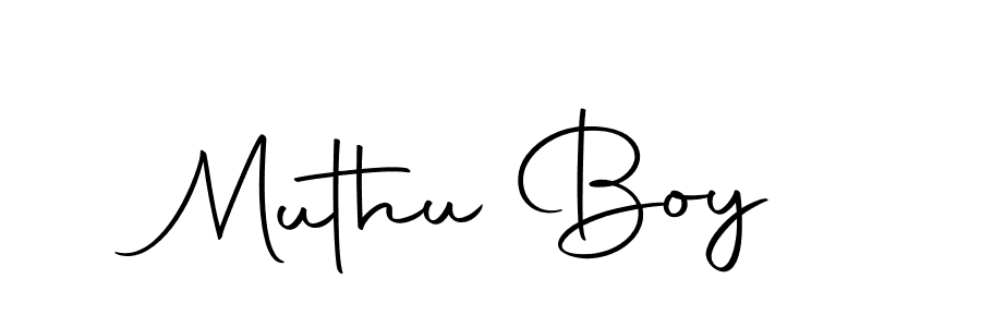 Design your own signature with our free online signature maker. With this signature software, you can create a handwritten (Autography-DOLnW) signature for name Muthu Boy. Muthu Boy signature style 10 images and pictures png