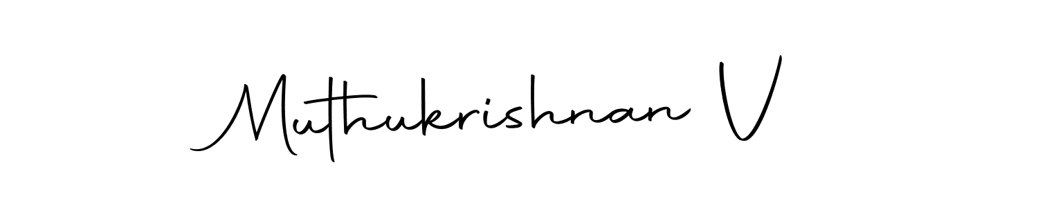 Muthukrishnan V stylish signature style. Best Handwritten Sign (Autography-DOLnW) for my name. Handwritten Signature Collection Ideas for my name Muthukrishnan V. Muthukrishnan V signature style 10 images and pictures png